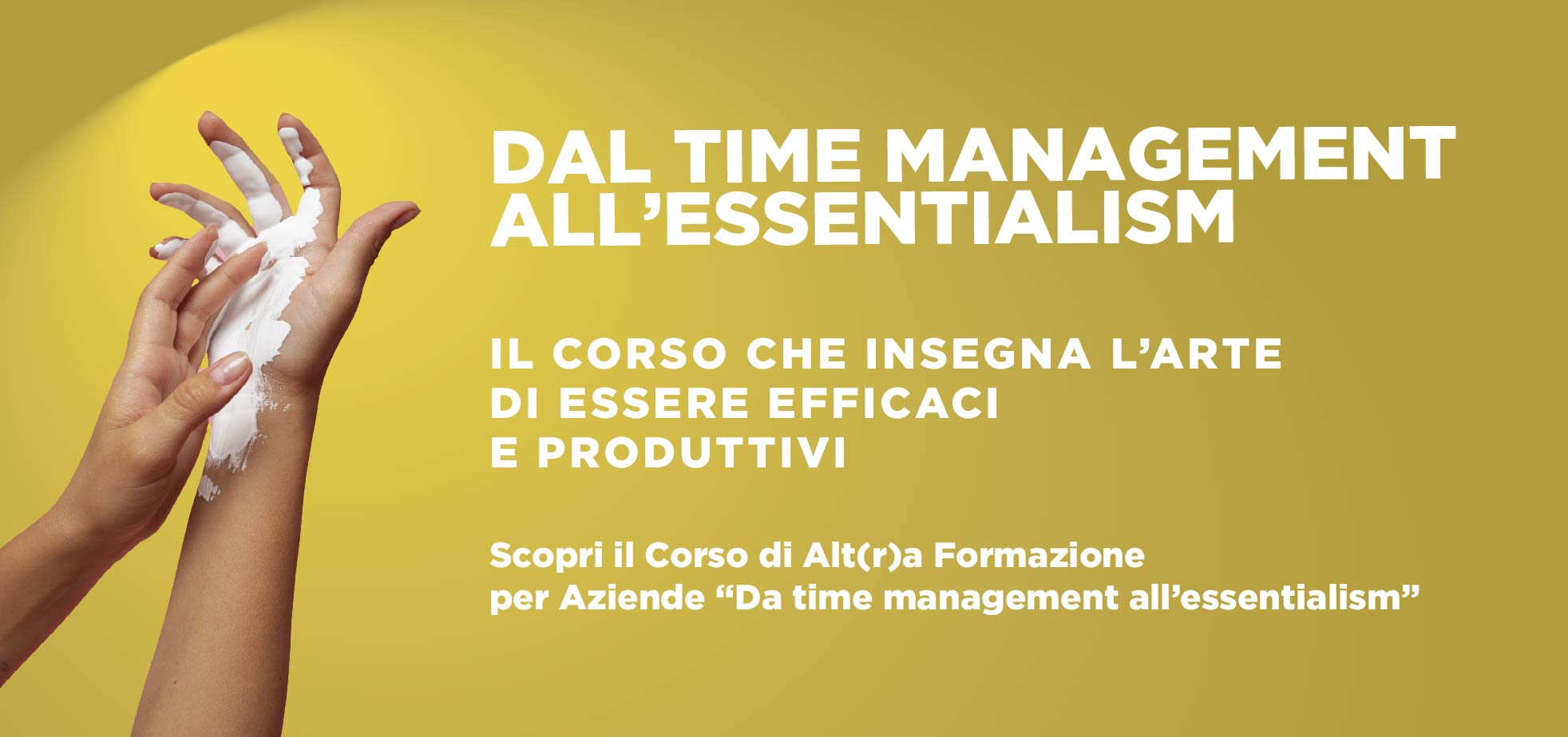 Corso Dal time management all 'essentialism