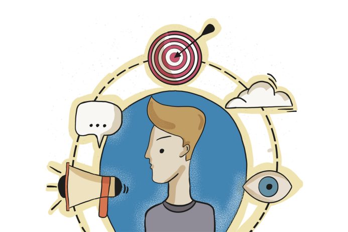 Illustrazione del corso su come comunicare efficacemente in pubblico