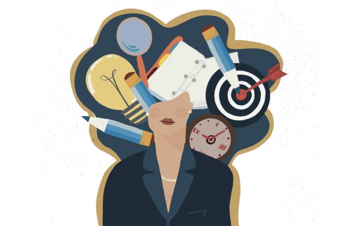 Illustrazione delle fasi e competenze del project management.