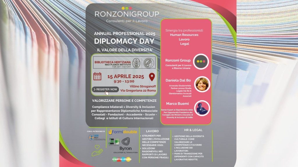 Evento Diplomacy Day 2025 dedicato alla gestione inclusiva delle risorse umane