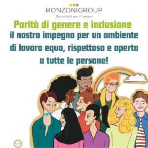 Illustrazione di diversità e inclusione nel contesto della responsabilità sociale di Ronzoni Group